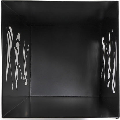Okllen Metal Umbrella Holder, Square Umbrella Stand Rack for Entryway, 6.3" x 6.3" x 16.5", Black