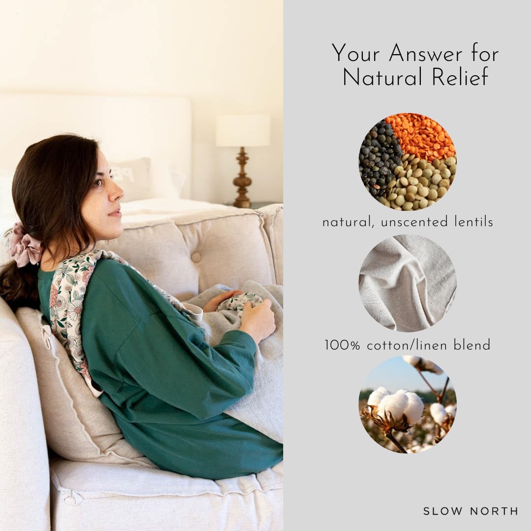 Slow North Hot & Cold Neck Shoulder Wrap: Natural Relief from Shoulder and Neck Ache, Menstrual Cramps Relief, and Stress Reduction