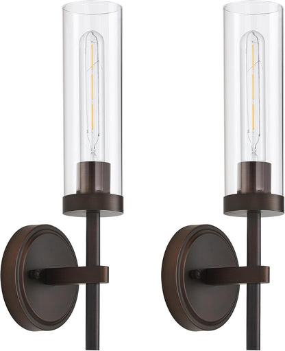 Wireless Wall Sconces with Remote Control, Battery Operated Wall Sconce Set of 2, Black & Gold Rechargeable Dimmable Wall Light for Bedroom Living room Bathroom Hallway Entryway Stairwell, 3000K