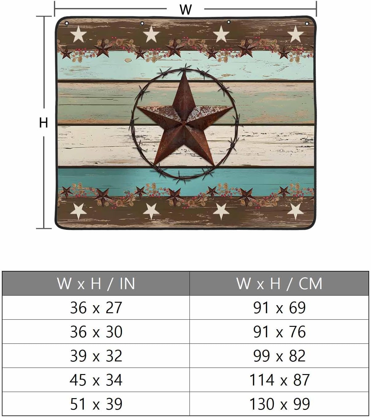 Magnetic Fireplace Cover Texas Star Teal Blue Fireplace Screen Decorative Farm Wood Grain Insulation Fireplaces Blocker Blanket Save Energy Fireplaces Draft Stopper Covers for Living Room 39x32 Inch