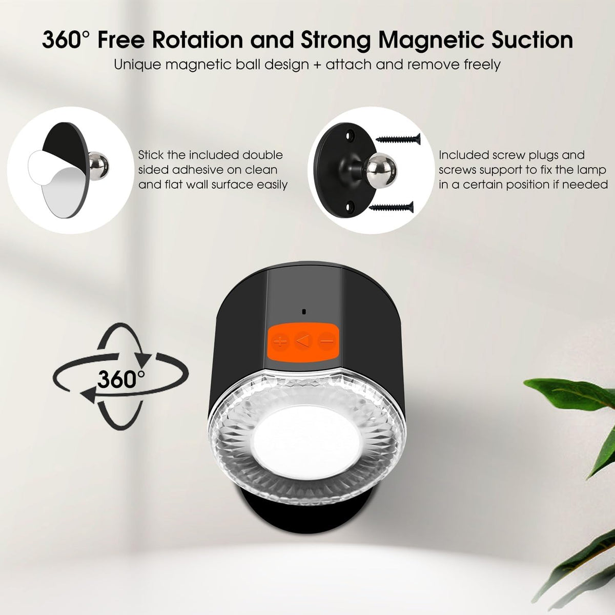 Wall Sconce, Rechargeable RGB Light with Bluetooth Speaker, Dimmable