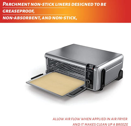 WMKGG Silicone Air Fryer Liners, 2PCS Air Fryer Silicone Liners | Reusable Rectangular Non-Stick Basket Accessories for Ninja Foodi Dual DZ201/DZ401 8-10QT