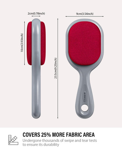 VASSON Double-Sided Lint Brushes for Clothes & Pet Hair Remover | Heavy-duty, Durable double-sided velvet quickly removes stubborn hair