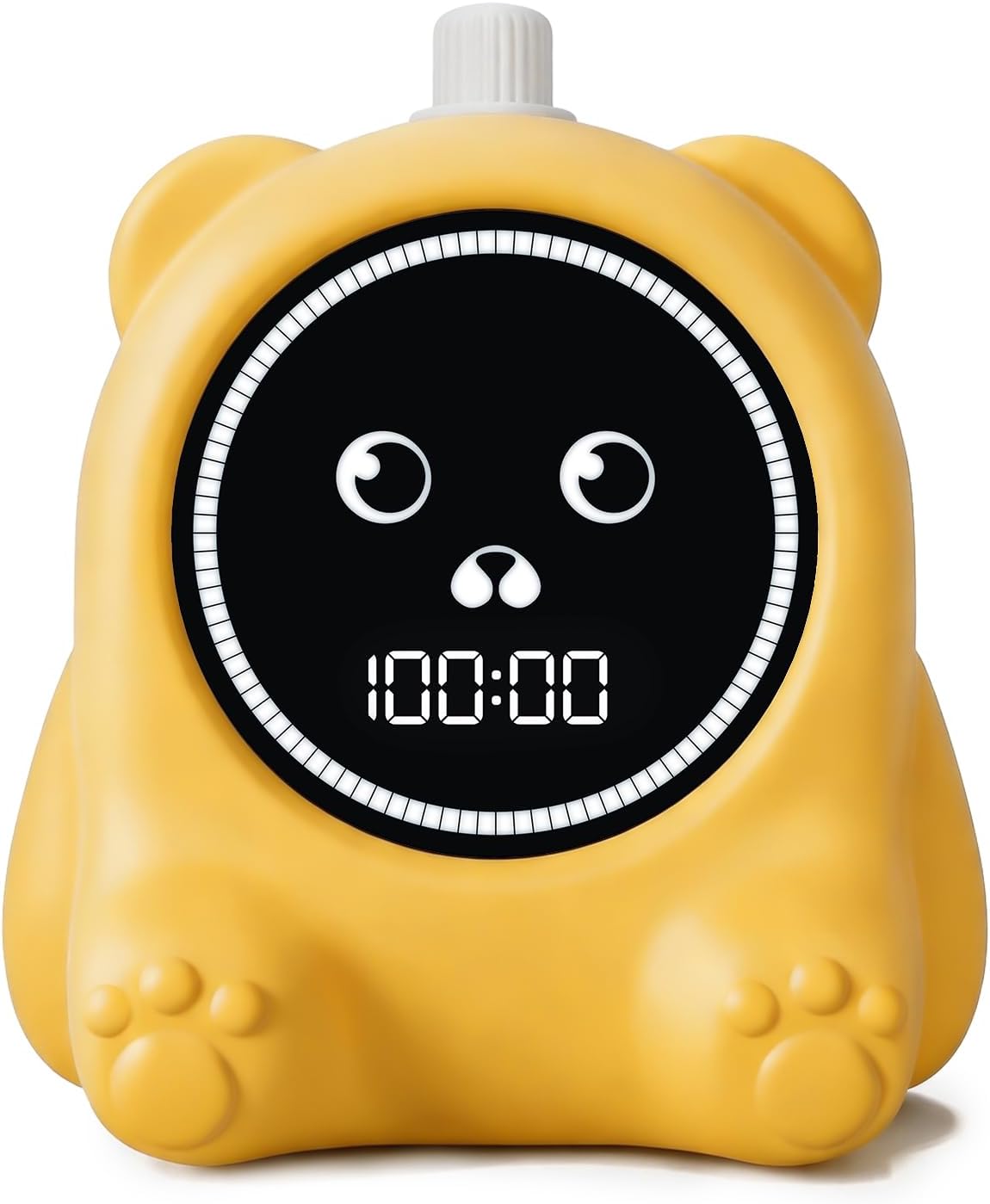Visual Timer for Kids, 100 Min, Rechargeable Countdown Timers, Adjustable Sound Alert, Adjustable Brightness, Productivity Timers for ADHD, Silent Operation, Desk Time Management Tool for Toddler
