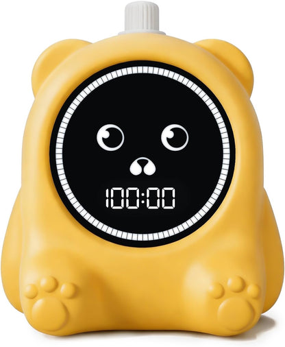 Visual Timer for Kids, 100 Min, Rechargeable Countdown Timers, Adjustable Sound Alert, Adjustable Brightness, Productivity Timers for ADHD, Silent Operation, Desk Time Management Tool for Toddler