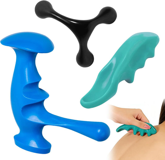 Trigger Point Massage Tool Thumb Saver Massage Tool | Ergonomic self massage tool designed for targeted trigger point therapy and deep tissue myofascial release.