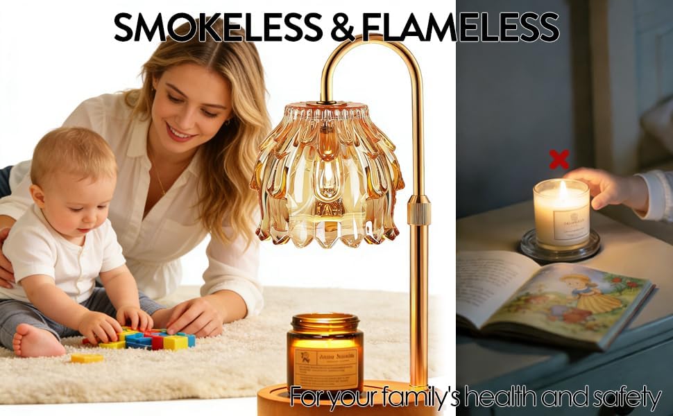 Candle Warmer Lamp with Timer Dimmable Home Decor Birthday Gifts for Women