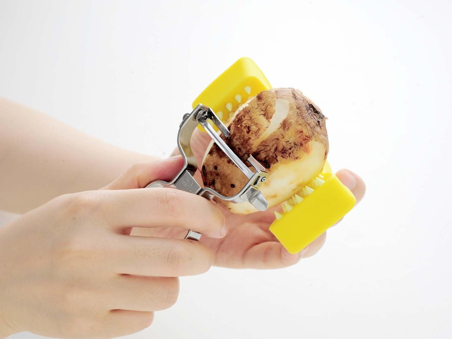 Arnest A-76548 Silicone Tongs, For Grating Tongs, Easy Fingers, Yellow