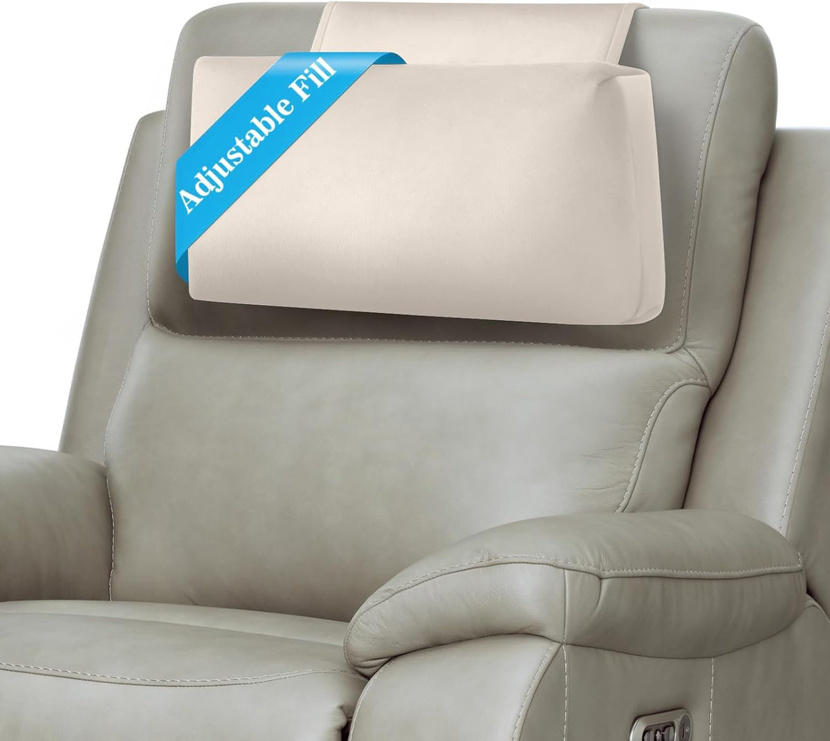 Recliner Headrest Pillow, Adjustable Comfort Neck & Head Support Pillow