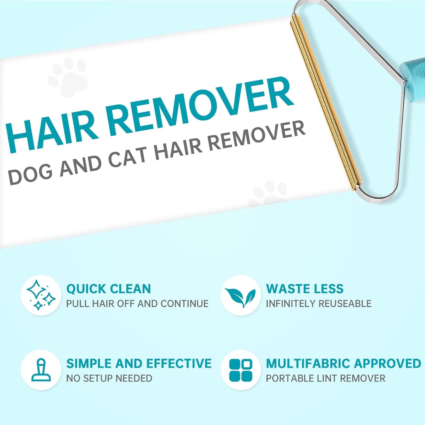 Pet Hair Remover, Dog and Cat Hair Remover, Carpet Rake, Carpet Scraper | Pet Hair Removal Tool, Carpet Rake for Pet Hair Removal, Pile Brush, Carpet, Car Cushions, Sofa, Pet Bed, Furniture, Rug