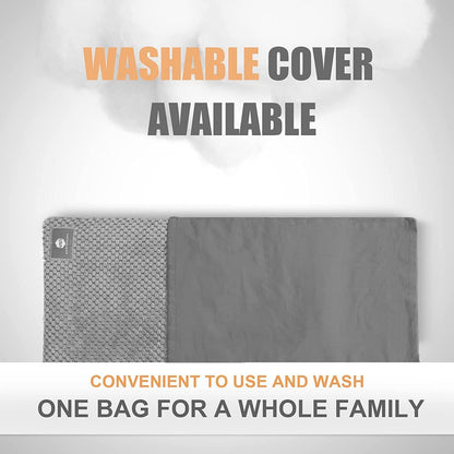 UNCN Wide Microwave Heating Pad with Washable Cover 9.5 x 16in Microwavable