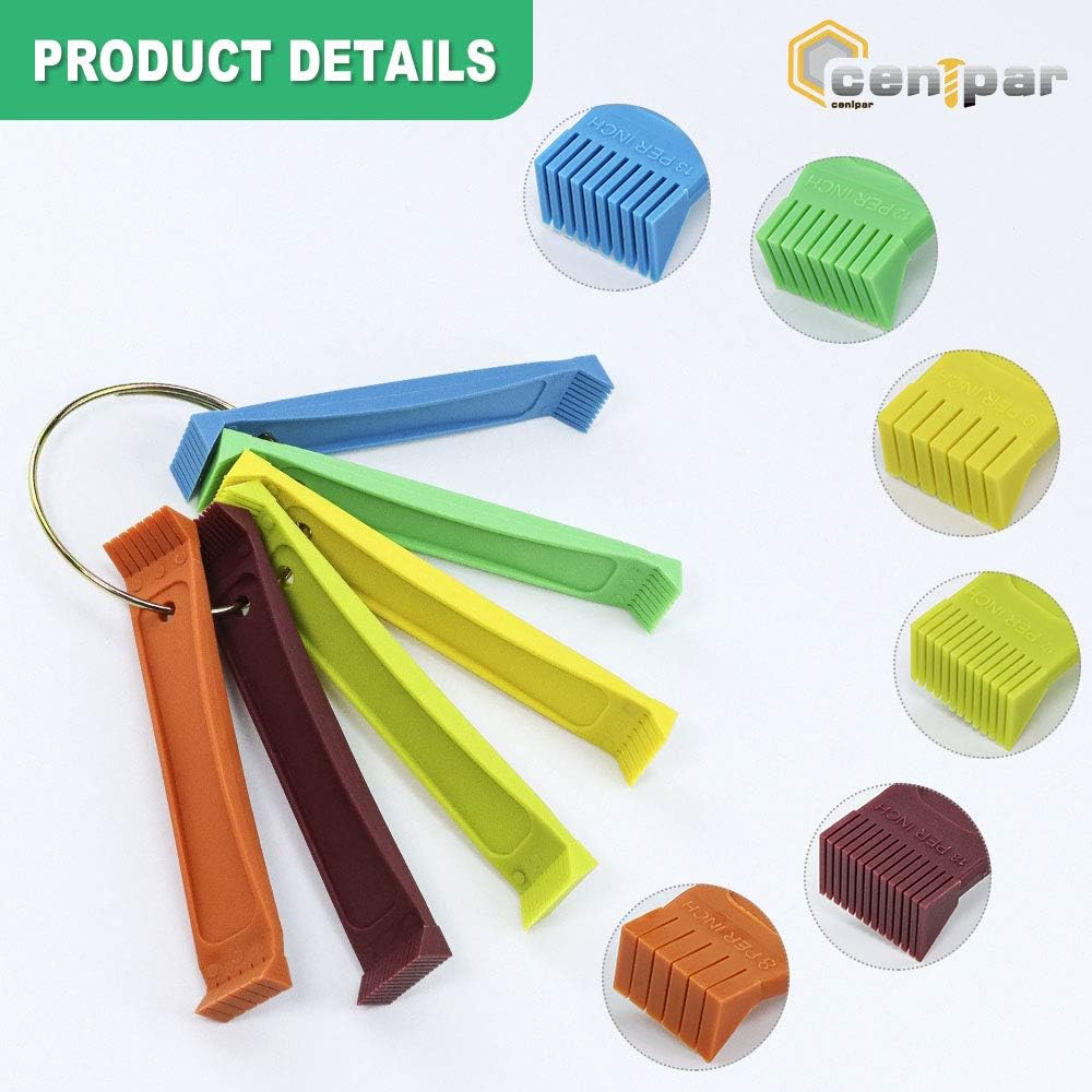 Cenipar 2PCS Air Conditioner Condenser Fin Comb Set Include FCR6 Fin Comb and Stainless Radiator Fin Comb Compatible with Air Conditioner HVAC Fin Comb Straightener