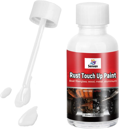 White Touch Up Paint High-Gloss Multi Surface Acrylic White Touch Up Paint Pen Scratch Repair for Metal,Walls,Cabinets,Appliances,Wood,Door,Furniture,Enamel 1.5 Fl Oz