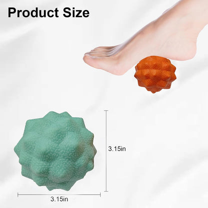 Foot Massage Ball Myofascial Release, Pain Relieve from Plantar Fasciitis, Massage Tool for Tight Muscles and Sore Feet, Restore Foot Massage Roller