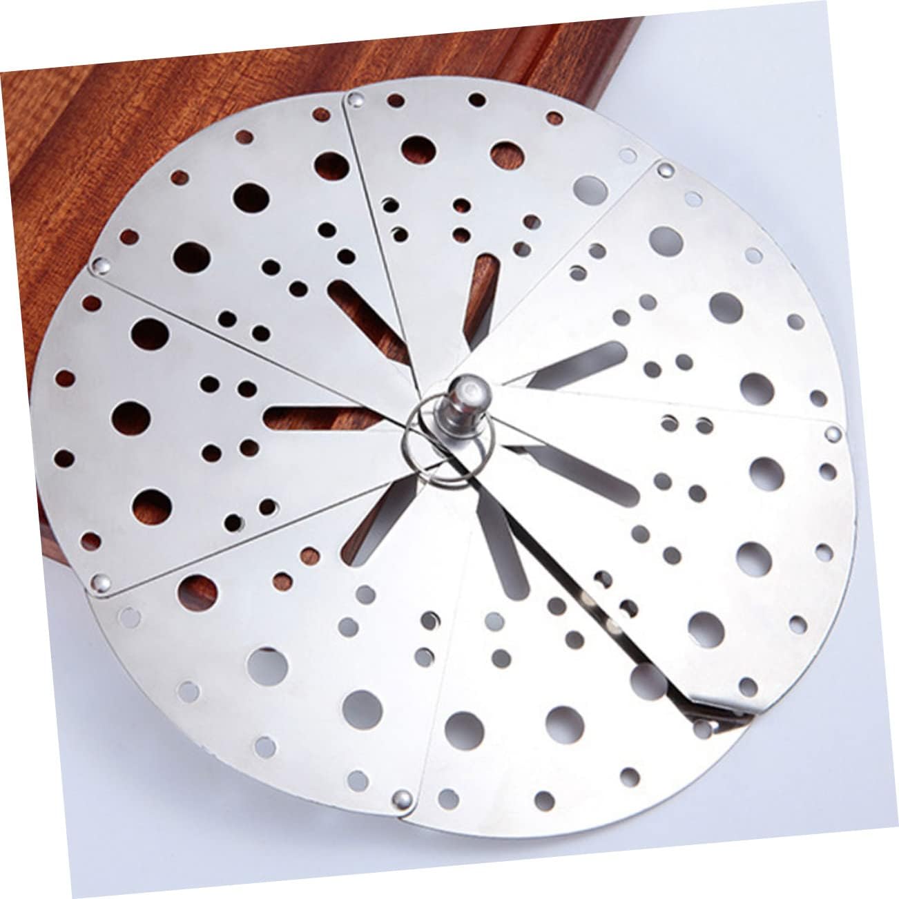 Ciieeo 1Pc Adjustable Stainless Steel Spill Cover Versatile Spill Stopper Lid for Pots and Reliable Overflow Prevention for Cooking and Kitchen Use