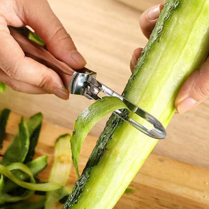 2Pcs Stainless Steel Rotary Peeler Multi-function Peeling Knife,potato Carrot Hand Peeler Food Fruit Vegetable Cutter Kitchen Tools,Home Outdoor Peelers Kitchen Utensils and Gadgets