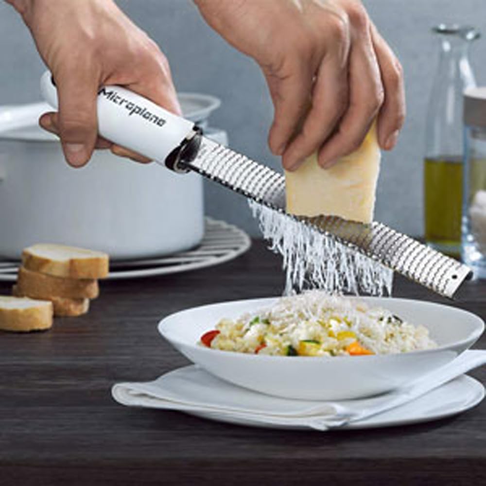Premium Classic Series Zester - Lipstick Pink | Lemon Zester tool, Hard Cheese & Vegetable Grater | For Citrus, Parmesan Cheese, Garlic, Ginger, Nutmeg | Fine Stainless Steel Blade, Made in USA