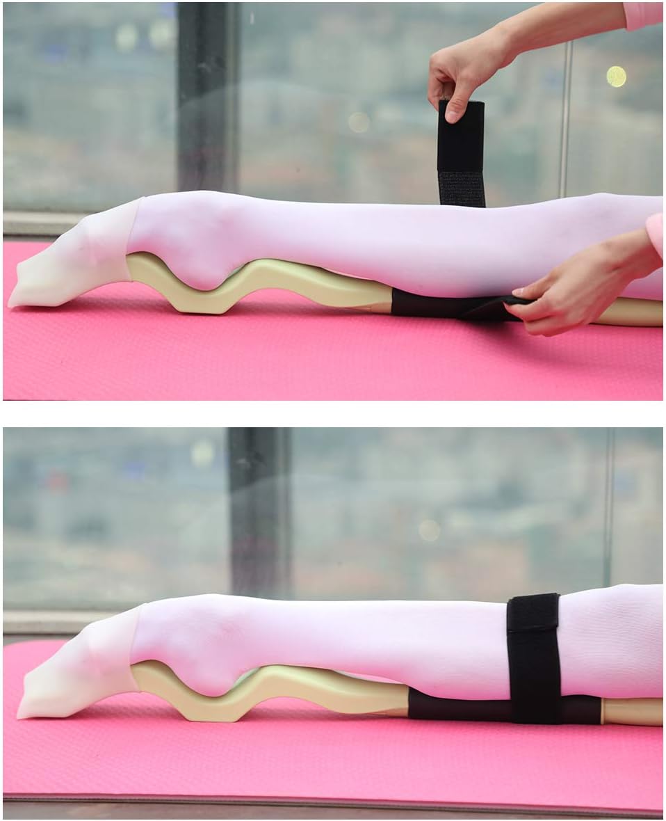 Daydance Kids Women Ballet Foot Stretcher Wooden Arch Enhancer Set with Resitance Bands, for Ballet, Gymnastics, Yoga