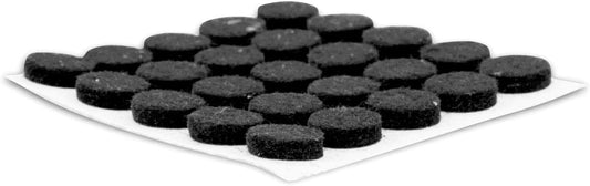 168 Pack Rok Hardware Heavy Duty 3/8" (9.5mm) Diameter Self-Adhesive Felt Pads, Furniture/Cabinet Bumpers, 1/8" (3mm) Height, Round, Brown - ROKFELTP38BRN