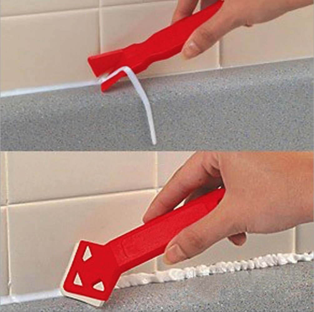 GOOCHAN 2-Piece Caulking Tool Kits,Caulking Smoother and Remover