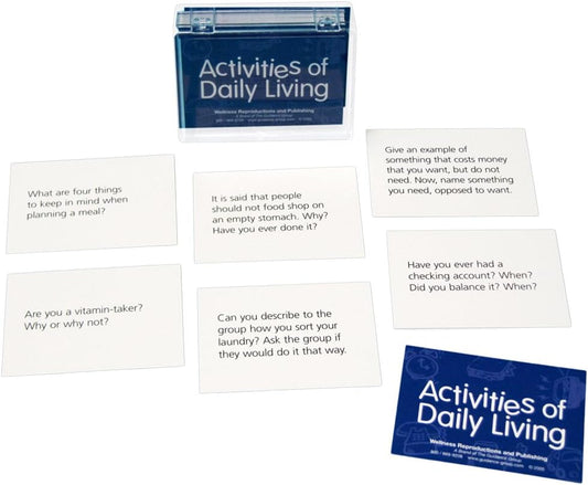 Wellness Reproductions & Publishing Activities of Daily Living Cards for Adults