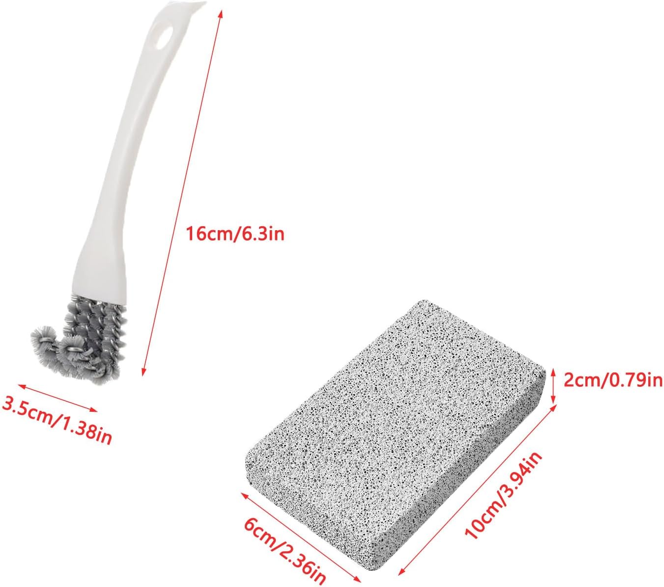 2 Set Kitchen Scrub Brush with Grill Cleaning Brick Stove Cleaning Brush Griddle Cleaning Kit for Range Hood Grease Grime Removal Cooktop Gas Stove Burner Oven Pot Pan Bottom BBQ Grates Smoker