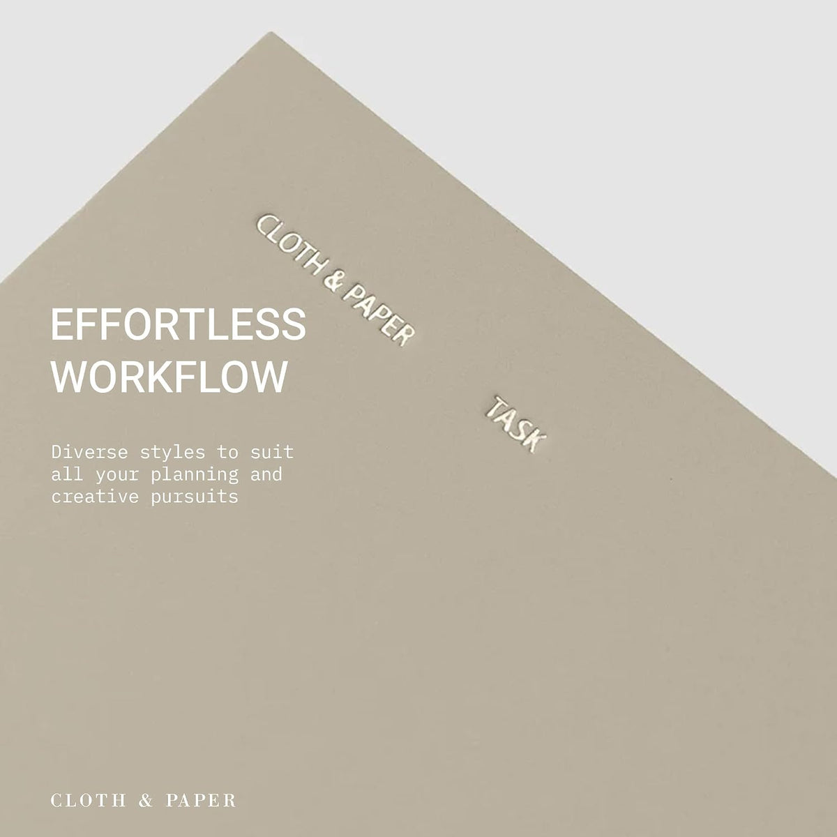 Cloth & Paper Travel Notebook | Daily Wellness Planner – Smoked Salt | Pocket Plus Wellness Planner 3.2" x 6" | Habit Tracker & Self Care Journal for Goals, Gratitude & Reflection – Soft Touch Cover
