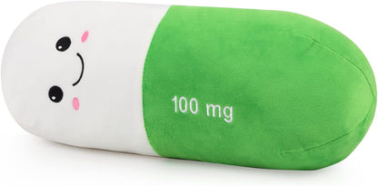 Cervical Neck Roll Pill Pillow, Cylinder Bolster Chill Pillows with Washable Cover, Round Neck Pillows Support for Bed Sleeping, Designed for Head, Neck, Lumbar, Legs Back and Yoga (Grey, M)