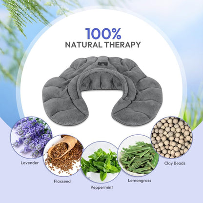 Microwave Heating Pad for Pain Relief, 8 x 18 Grey