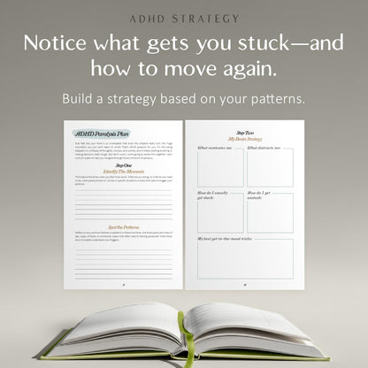 The ADHD Planner for Adults - Undated Daily & Weekly ADHD Journal for Disorganized People, 90 Days - Habit Tracker, Record Emotions & Mood - Academic Goals - Structure & Focus for Adults Brains