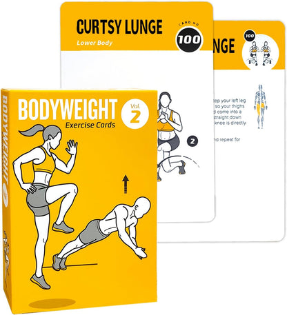 Half Balance Ball Workout Cards, 62 Exercises Cards Deck Large Size 5" x 3.5" Fitness Cards for Women & Men, Beginner Fitness Guide to Training Exercises at Home or Gym