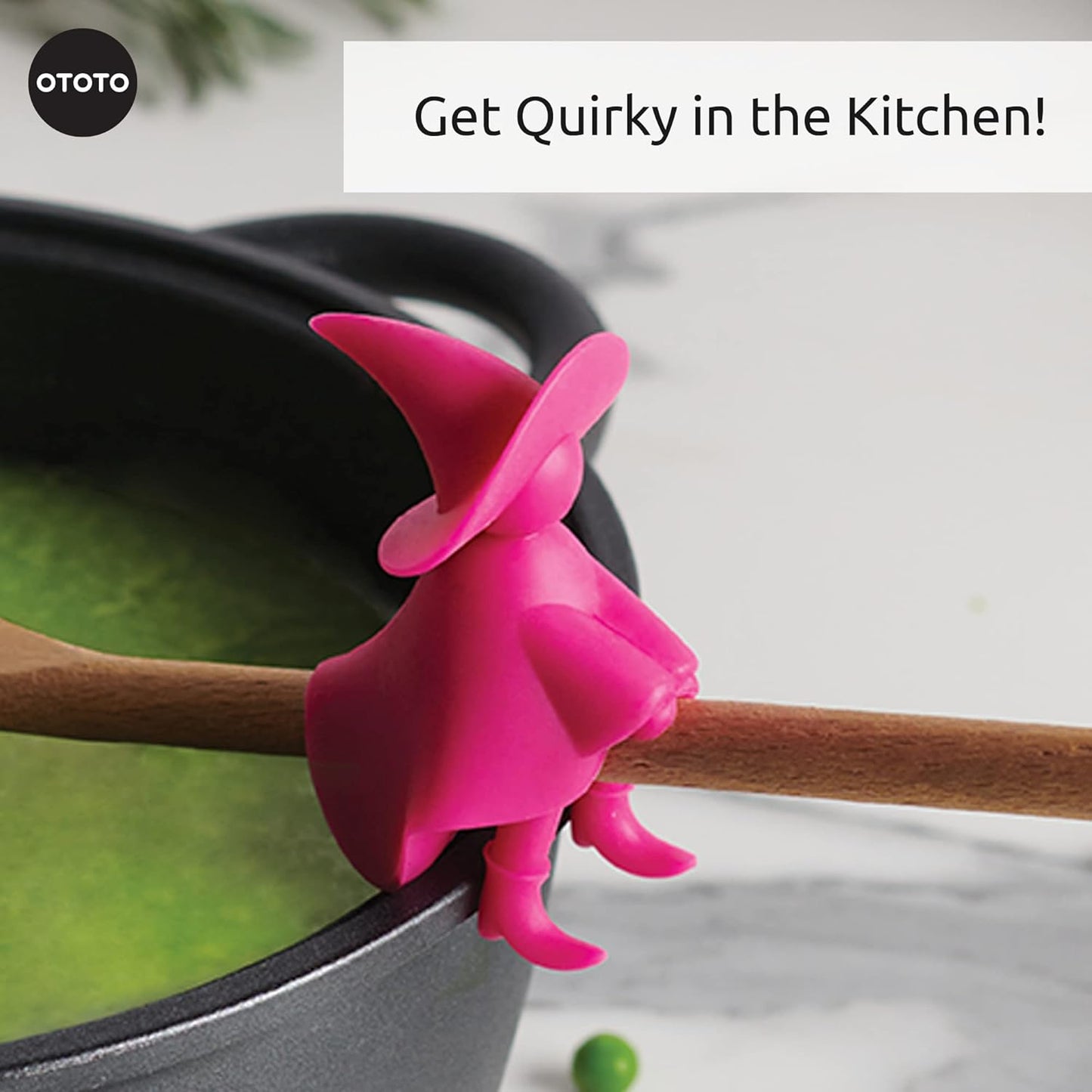 Funny Spoon Holder by OTOTO - Spoon Rest for Stove Top - Cooking Gadgets, Cooking Gifts, Cool Kitchen Gadgets, Cool Gifts, Cute Kitchen Accessories