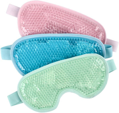 Adjustable Gel Eye Mask for Hot & Cold Therapy – Cooling & Heated Eye Pack for Puffy Eyes, Dry Eyes, Headache Relief & Relaxation, Green (Pack of 2)
