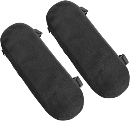 2PCS Car Elbow Pad Arm Rest Cover, Soft Armrest Cushion Pad, Black