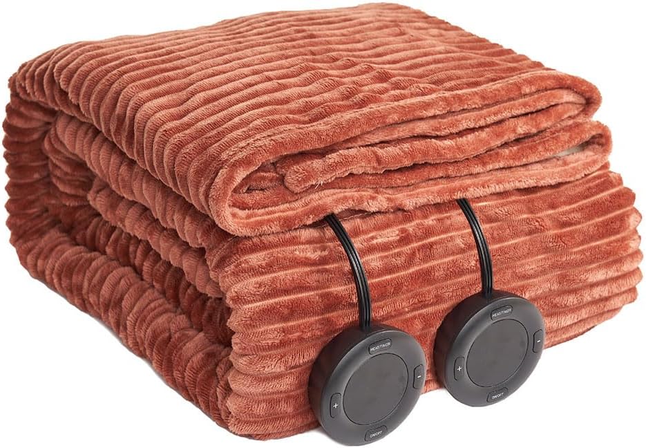 Heated Blanket 50x60”, 3 Hours Auto-Off Electric Blanket, Grey