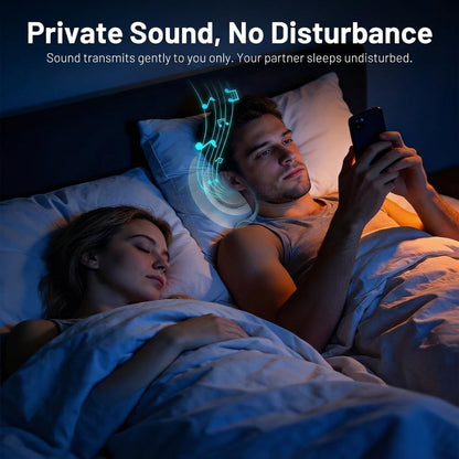 Pillow Speaker for Sleeping, Ultra-Thin Portable Bluetooth 6.0 Gray
