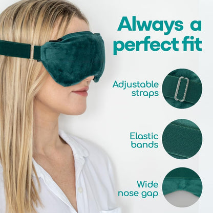 Medi Grade Heated Eye Mask for Dry Eyes, 2-in-1 Warm Compress and Cold Mask