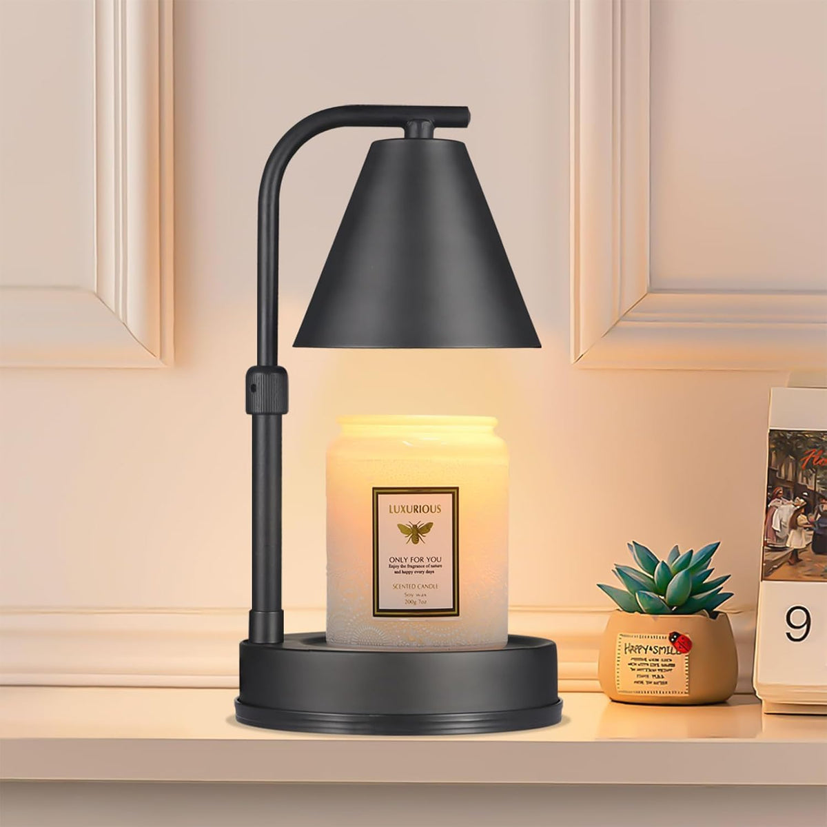kobodon Candle Warmer Lamp with Timer Dragonfly Electric Candle Lamp Warmer