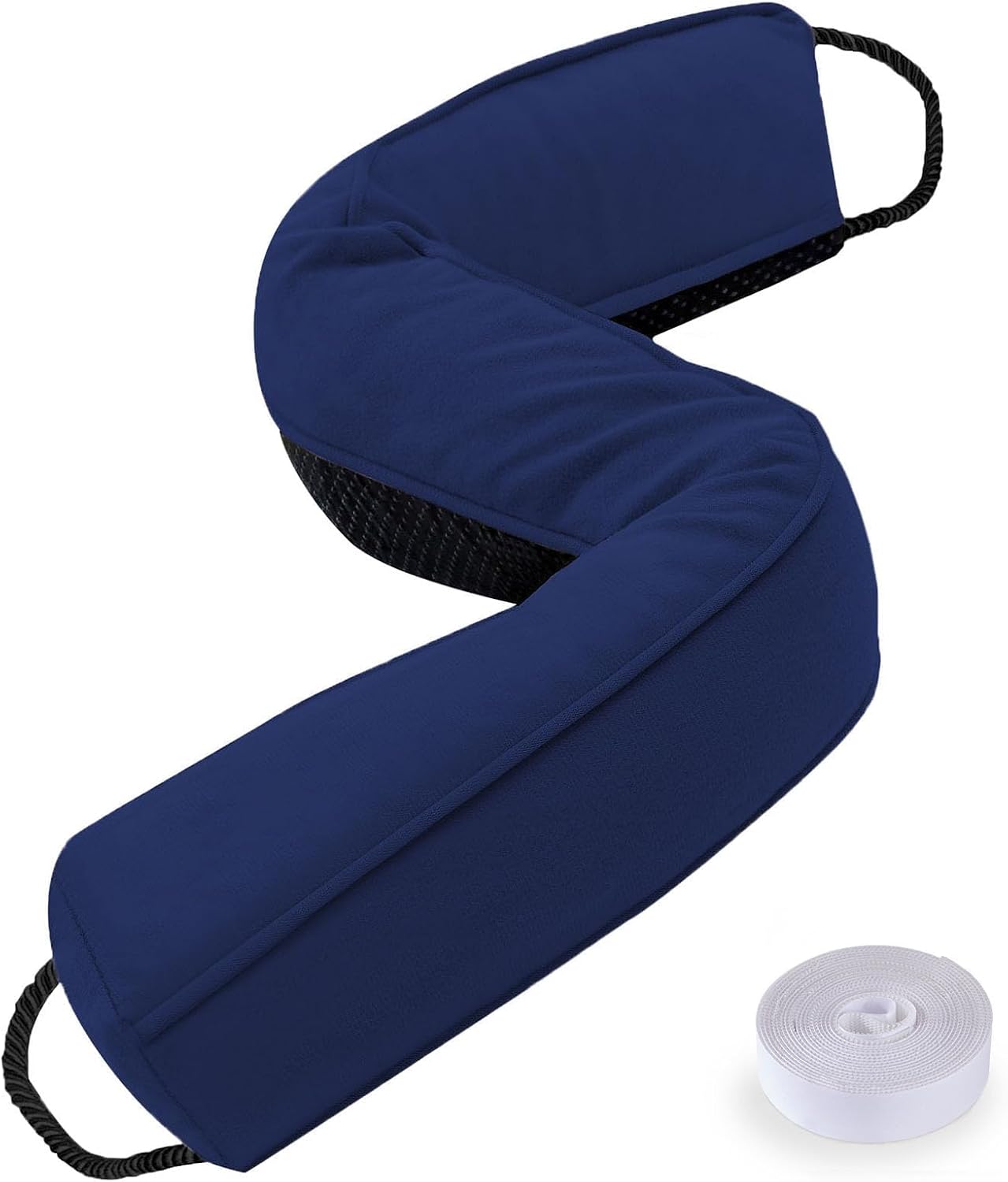Door Draft Stopper, Removable Washable Cover, 38", Gray | Weighted Gap Filler, Blocks Hot and Cold Air, All-Season Seal, Easy Install, Noise & Wind Blocker, Home Essentials