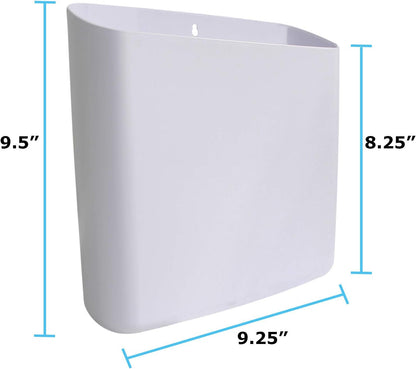 Blue Donuts Space Saving Magnetic Lint Bin for Laundry Room, Wall Hanging Lint Holder