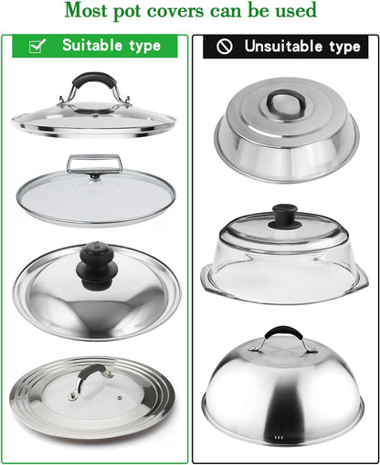Pot Lid Organizer,304stainless steel door hanging pot lid rack (Modern,Four-layer)