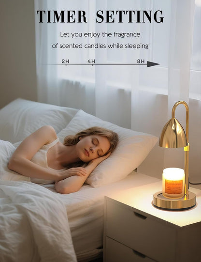 Candle Warmer Lamp with Timer Dimmer, Home Decor for Birthday Gifts Women