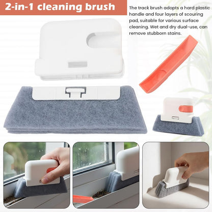 5Pcs Window Blind Cleaning Set, Washable 7 Fingers Duster Brush | Dusting Cleaner Tool, Blinds Air Conditioner Keyboard Fan Duster Dirt Housekeeping Tool