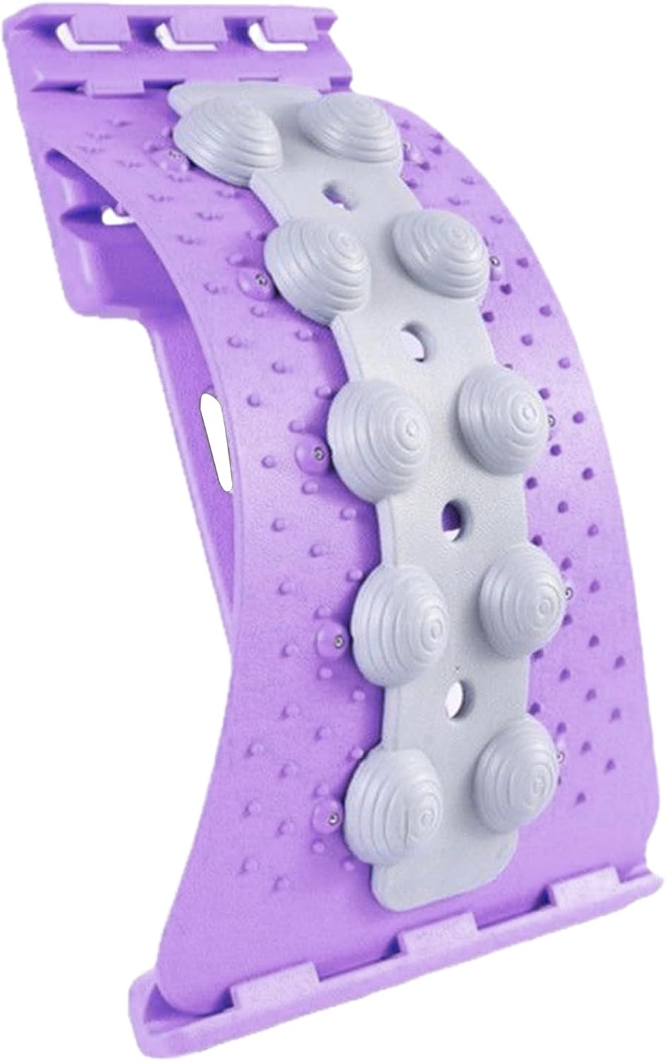 Adjustable Back Stretcher - 4 Level Lumbar Board, Manual Spinal Massager, Ergonomic Muscle Comfort Design, Figure Correction Tool, Shoulder Nerve Relaxation, Slouching Prevention Aid, Home Remedy Use