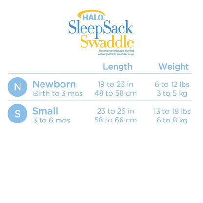 HALO 100% Cotton Sleepsack Swaddle, 3-Way Adjustable Wearable Blanket, TOG 1.5, Pink Floral, Newborn, 0-3 Months - Colors B