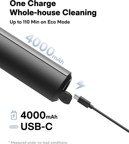 HOTO Swift™ Easycare Cordless Electric Spin Scrubber, for Bathroom, Tile | Extendable Handle, IPX7 Waterproof, with 4 Brush Heads, Shower Scrubber