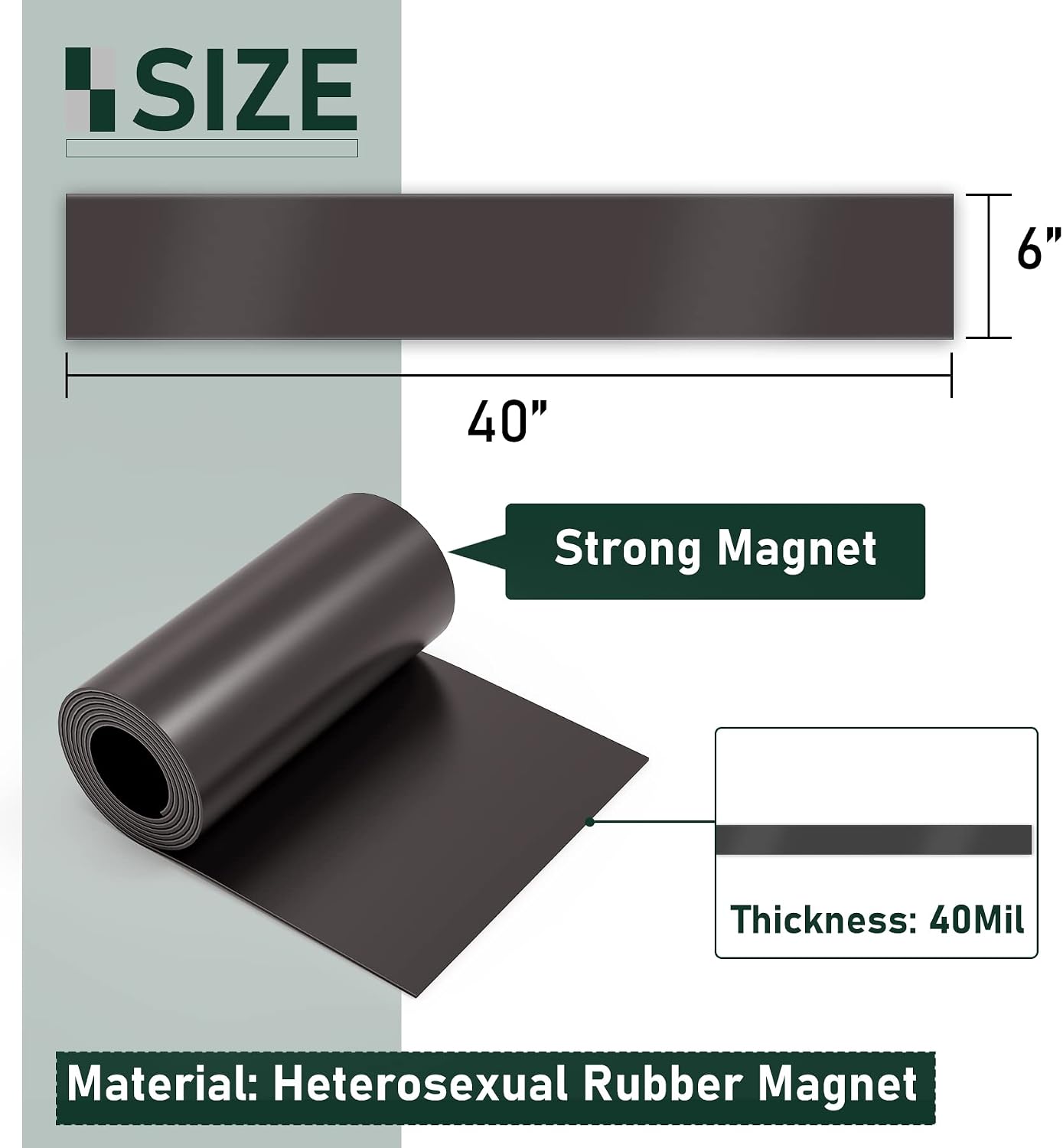 Flehomo Magnetic Fireplace Draft Stopper - Fireplace Cover to Block Draft from Vent, Prevent Cold Air and Heat Loss, Magnetic Fireplace Screen for Indoor Chimney, 2 Pack (36 x 6 inch)