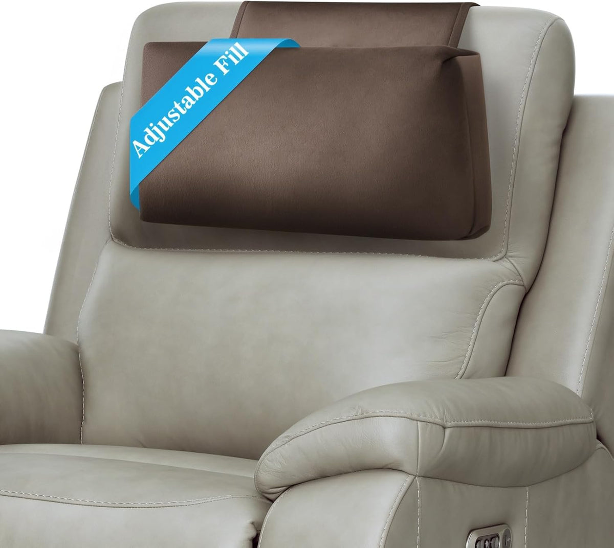 Recliner Headrest Pillow, Adjustable Comfort Neck & Head Support Pillow