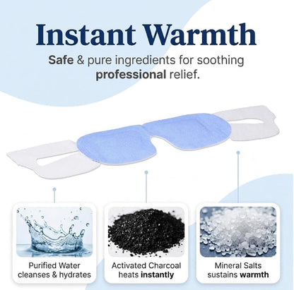 30 Pack Self-Heating Steam Eye Masks for Dry Eyes: Moist Heat Warm Compress