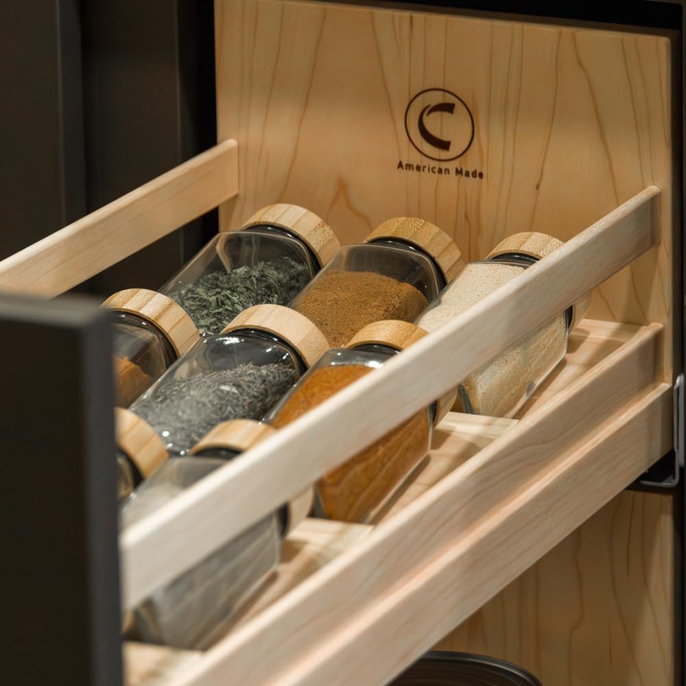 Wood Spice Drawer Organizer Insert